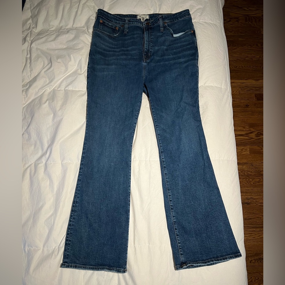 Madewell skinny flare jeans size 33
